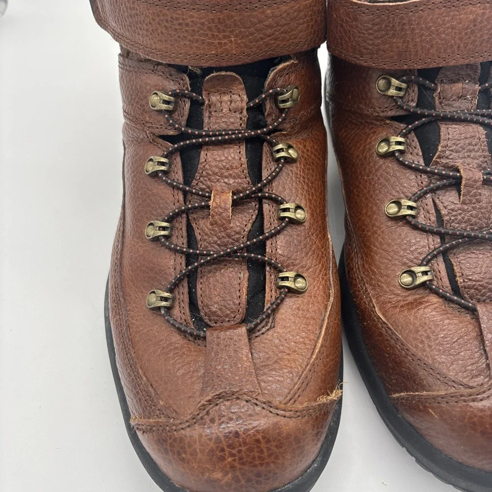 Dr Comfort Ranger Lace‎ Up Ankle Work Boots Men Size 12 W Brown Leather